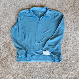 Mens 3/4 zip sweater, size M